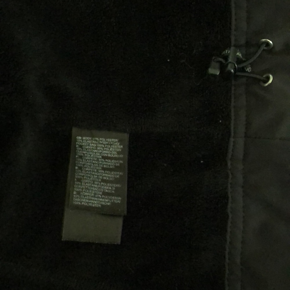 The north face black fleece lined fitted zipper pockets jacket - Picture 8 of 14